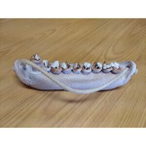 *RARE* Vintage Signed Efrony Israeli Handmade Pottery Art Oil Hanukkah Menorah